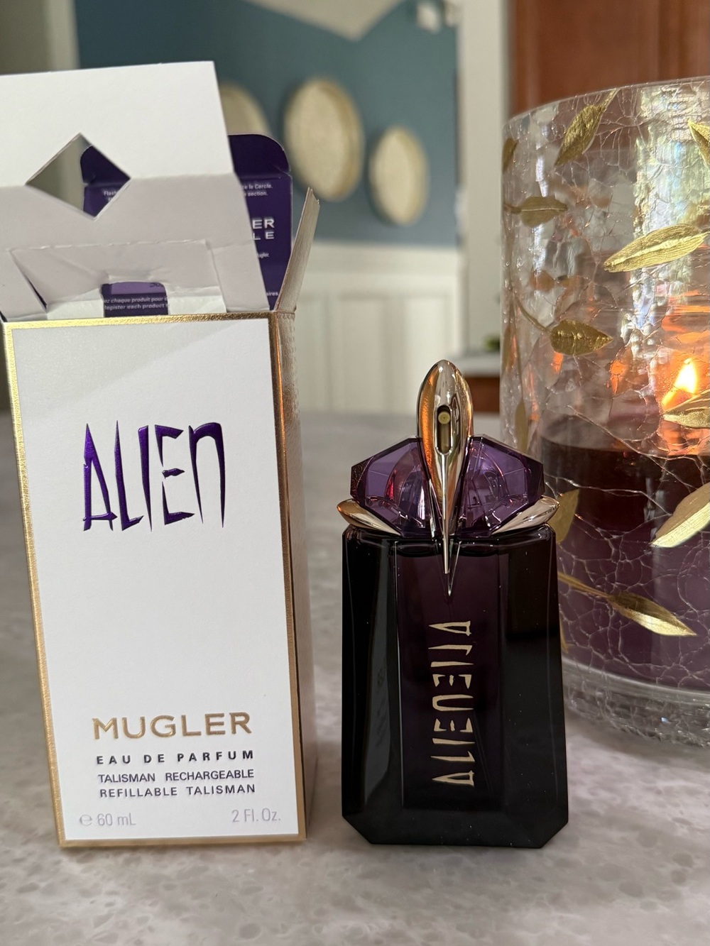 New in box Mugler Alien purple